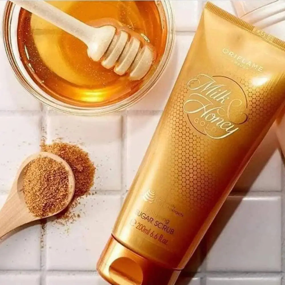 Oriflame Milk & Honey Gold Smoothing Sugar Scrub 200g (Pack of 1)