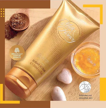 Oriflame Milk & Honey Gold Smoothing Sugar Scrub 200g (Pack of 1)
