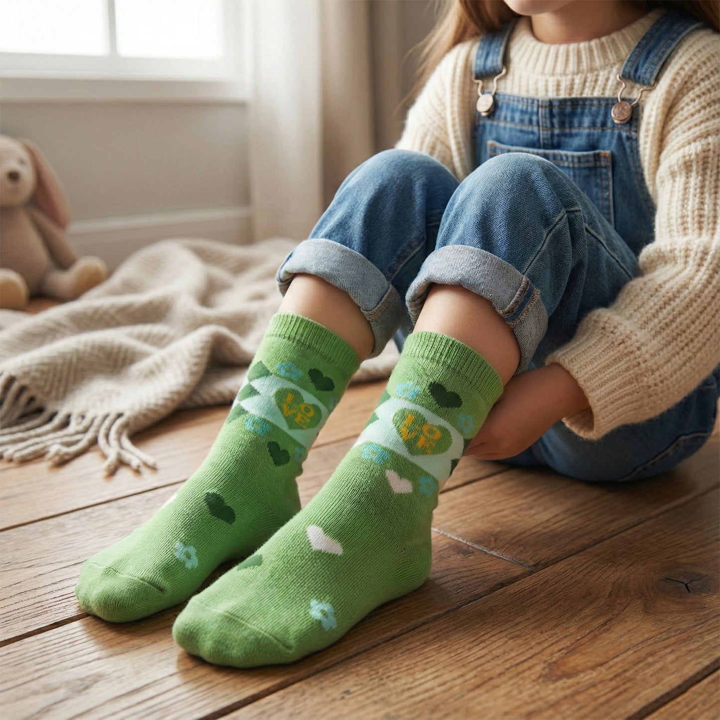 Cute And Comfortable Cotton Socks For Women (1 Set)