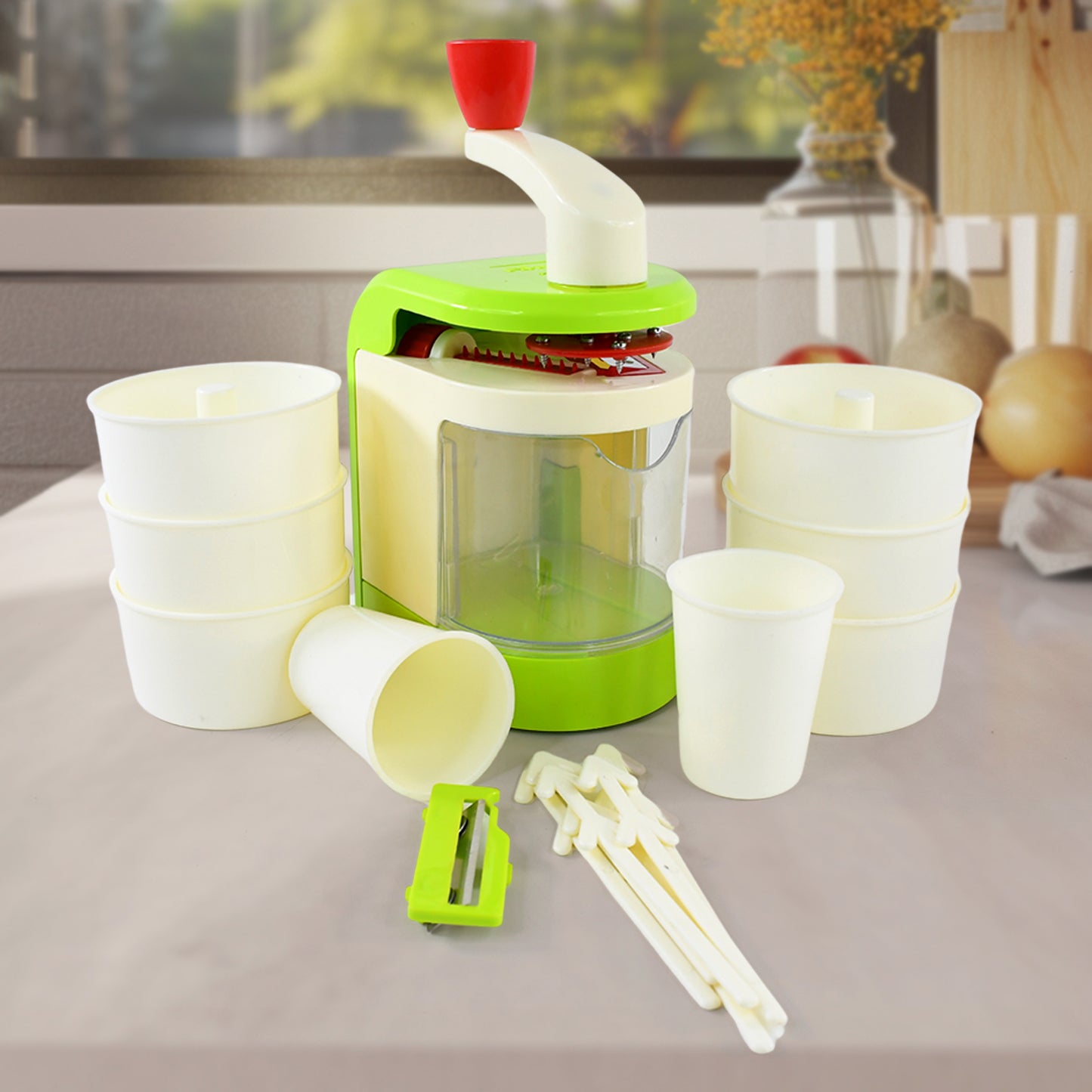 Ritu Multi-function Spiral Potato Twister  Snack Maker Machine (1 Set)