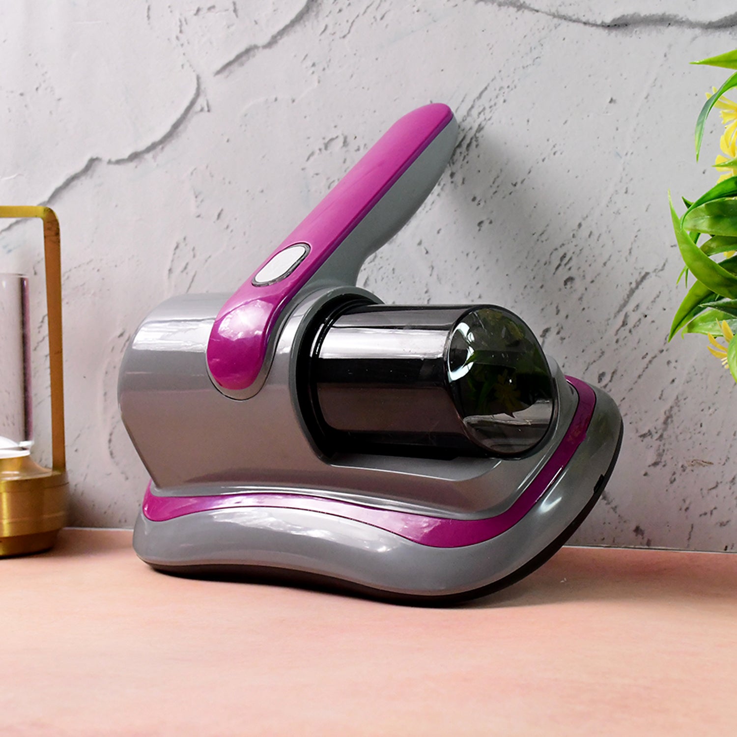 0227 Powerful Suction Portable Handheld Vacuum Cleaner - Low Noise Vacuum Cleaner For Bed - Cordless Vacuum Cleaner For Car Seat Crevices Pillows Mattresses Sofas Wireless Anti Dust And Mite Cleaner