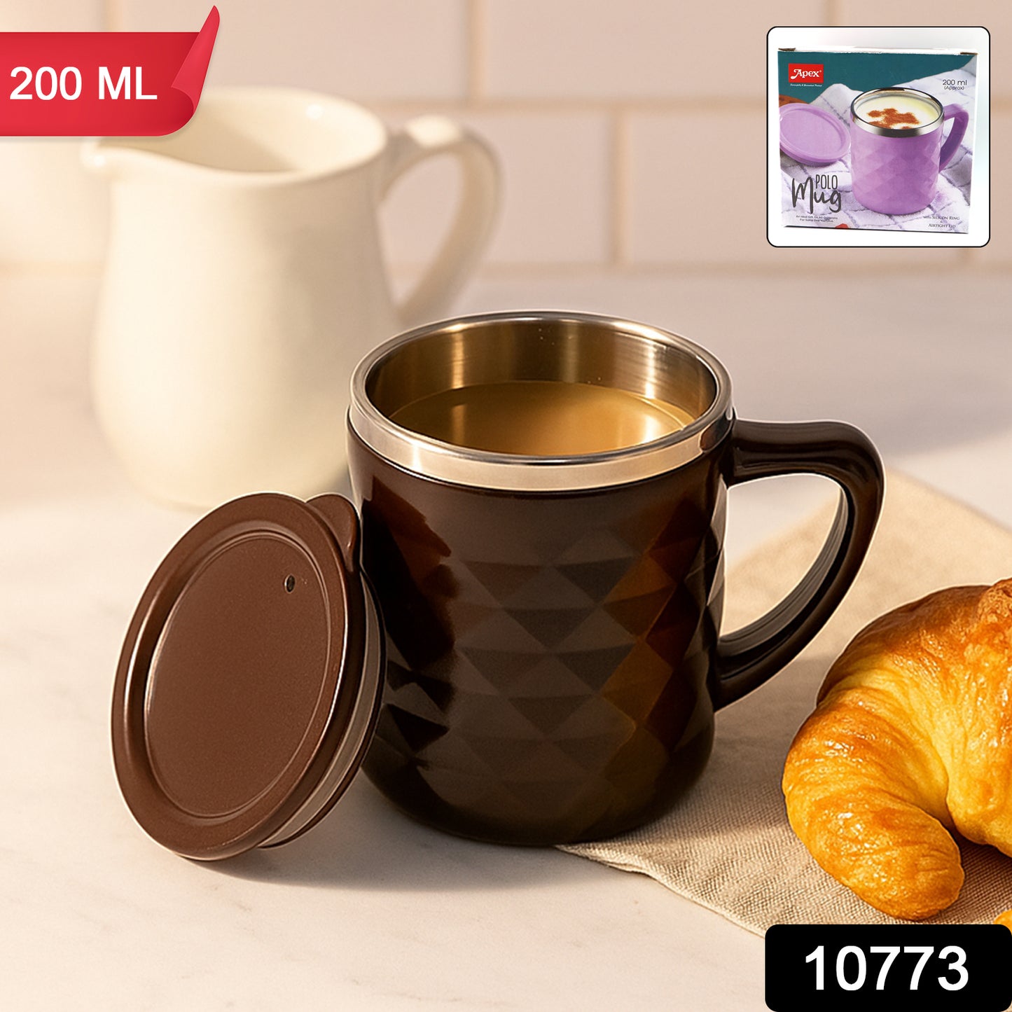 Apex Insulated Tea  Coffee Mug - (1 Pc)