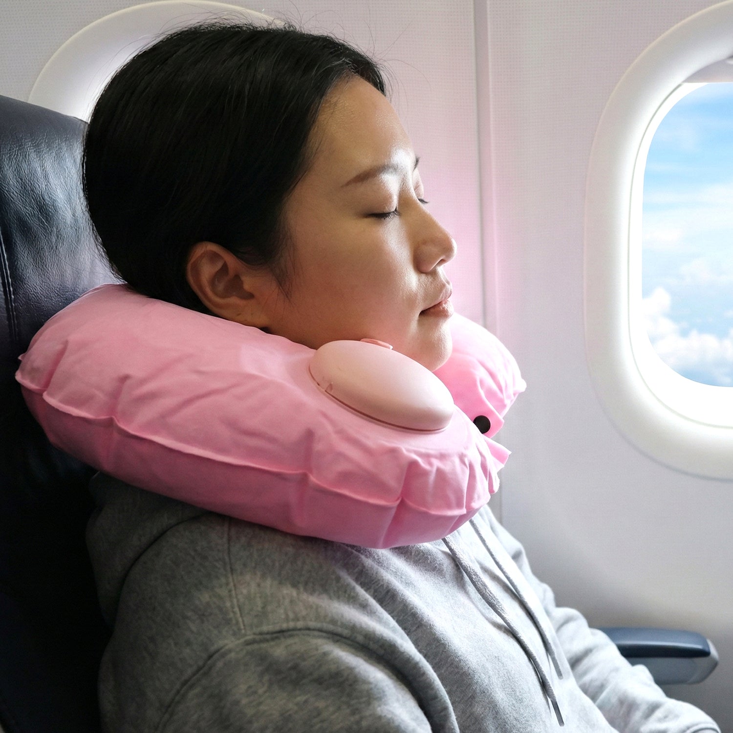 Inflatable Travel Neck Pillow (1 Pc)
