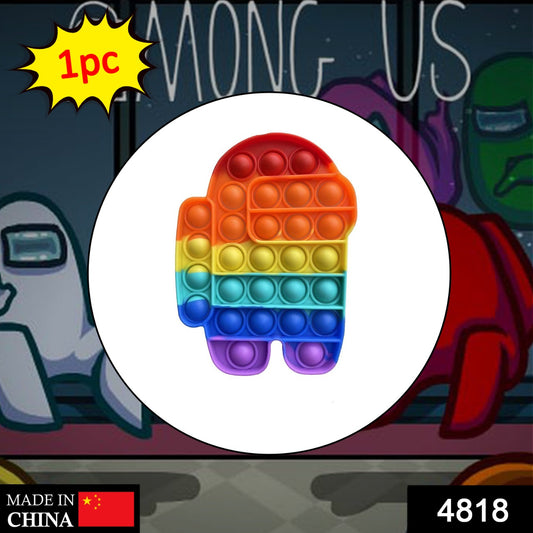4818 Among Us Fidget Toy Used By Kids Childrens And Even Adults For Playing And Entertaining Purposes Etc.