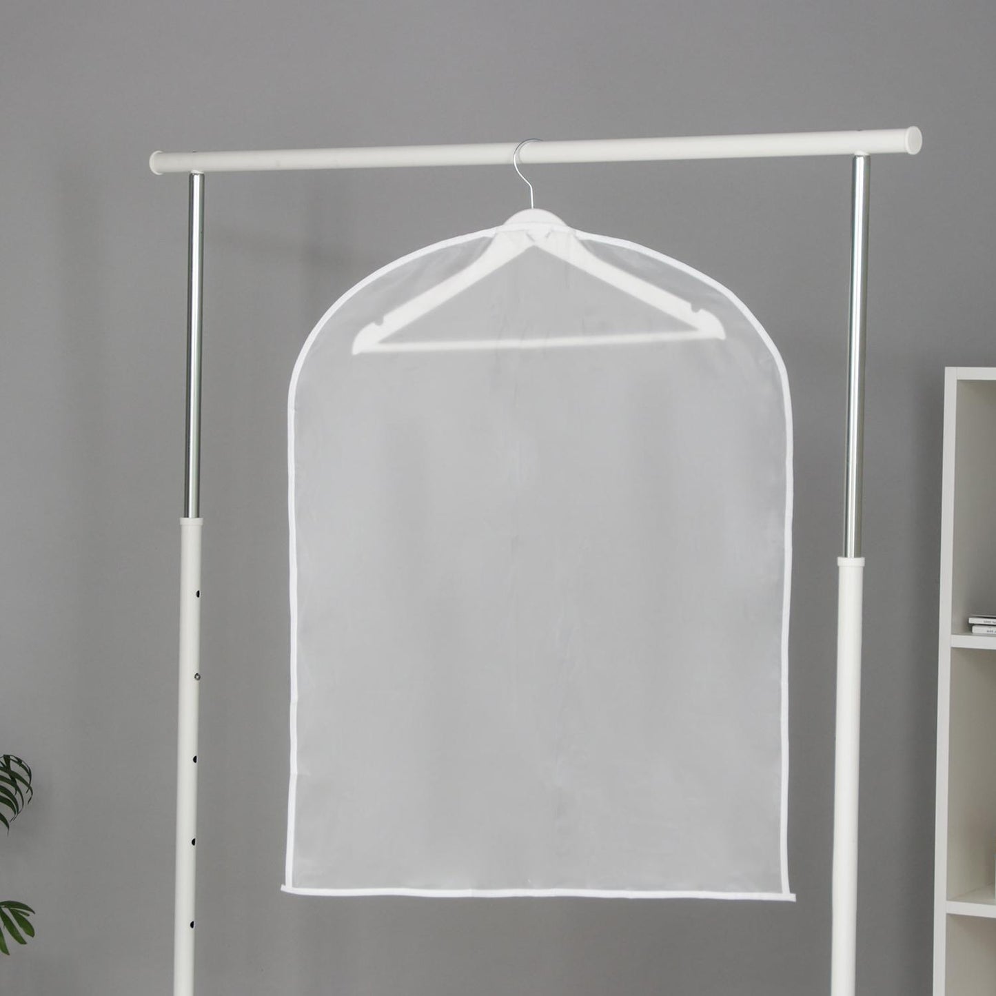 Short Hanging Garment Storage Cover Pack Of 5 (60  80 Cm)