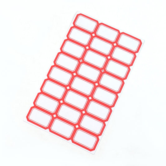 Multipurpose Writable Blank Label Sticker Sheets (1 Sheet)