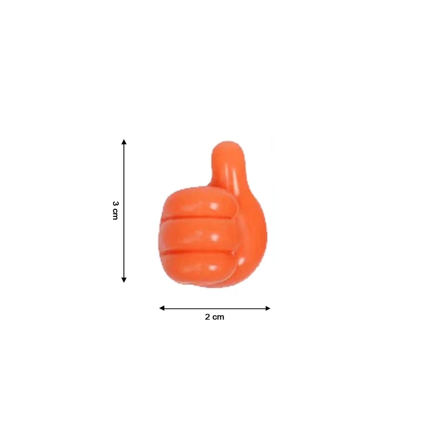 9103 Multifunctional Multi Functional Hand Shape Wall Clip Hanger Keys Cable Holder