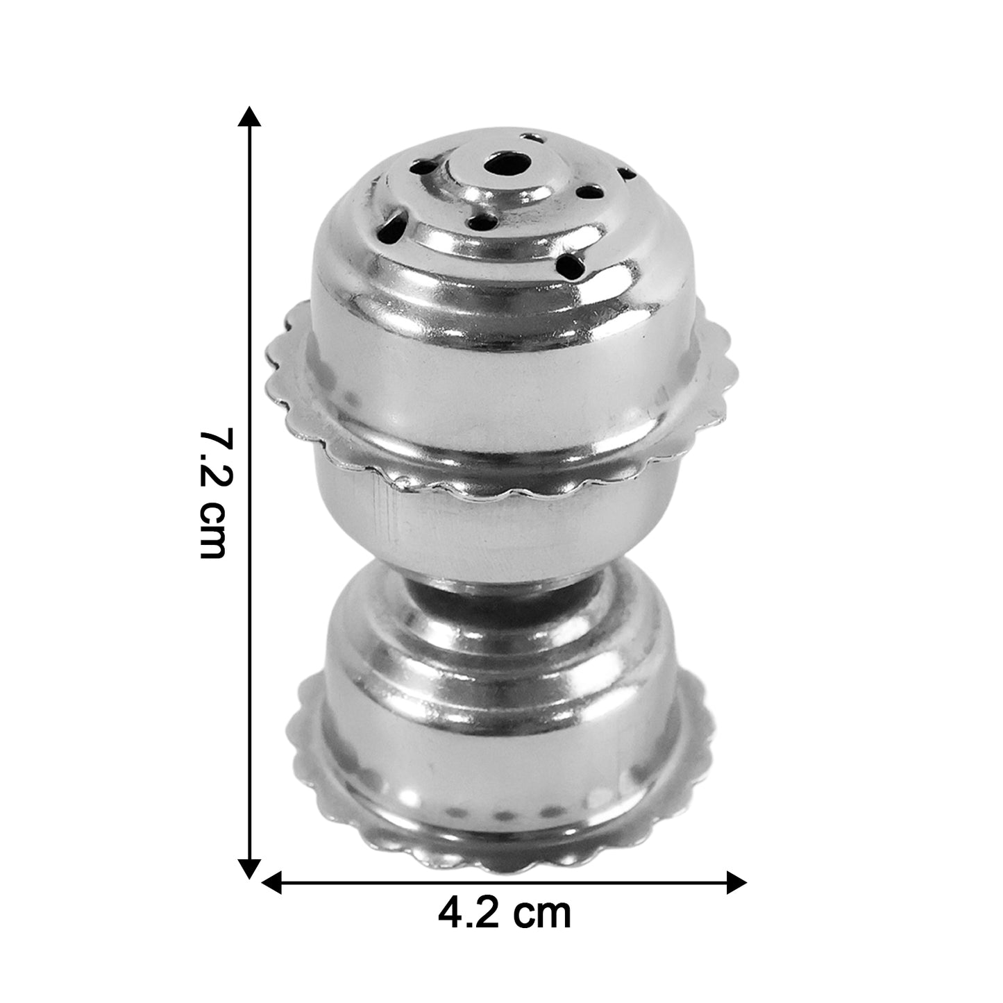 Stainless Steel Big Lotus Agarbatti Stand (1 Pc)