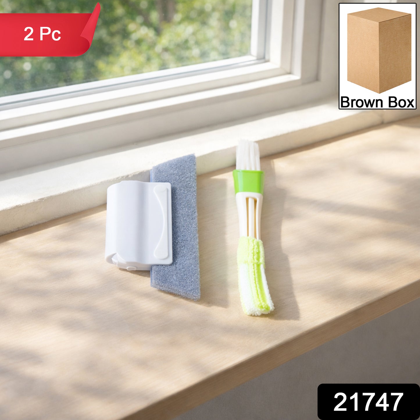 Multipurpose Window  Surface Cleaning Tool Set (2 Pc)
