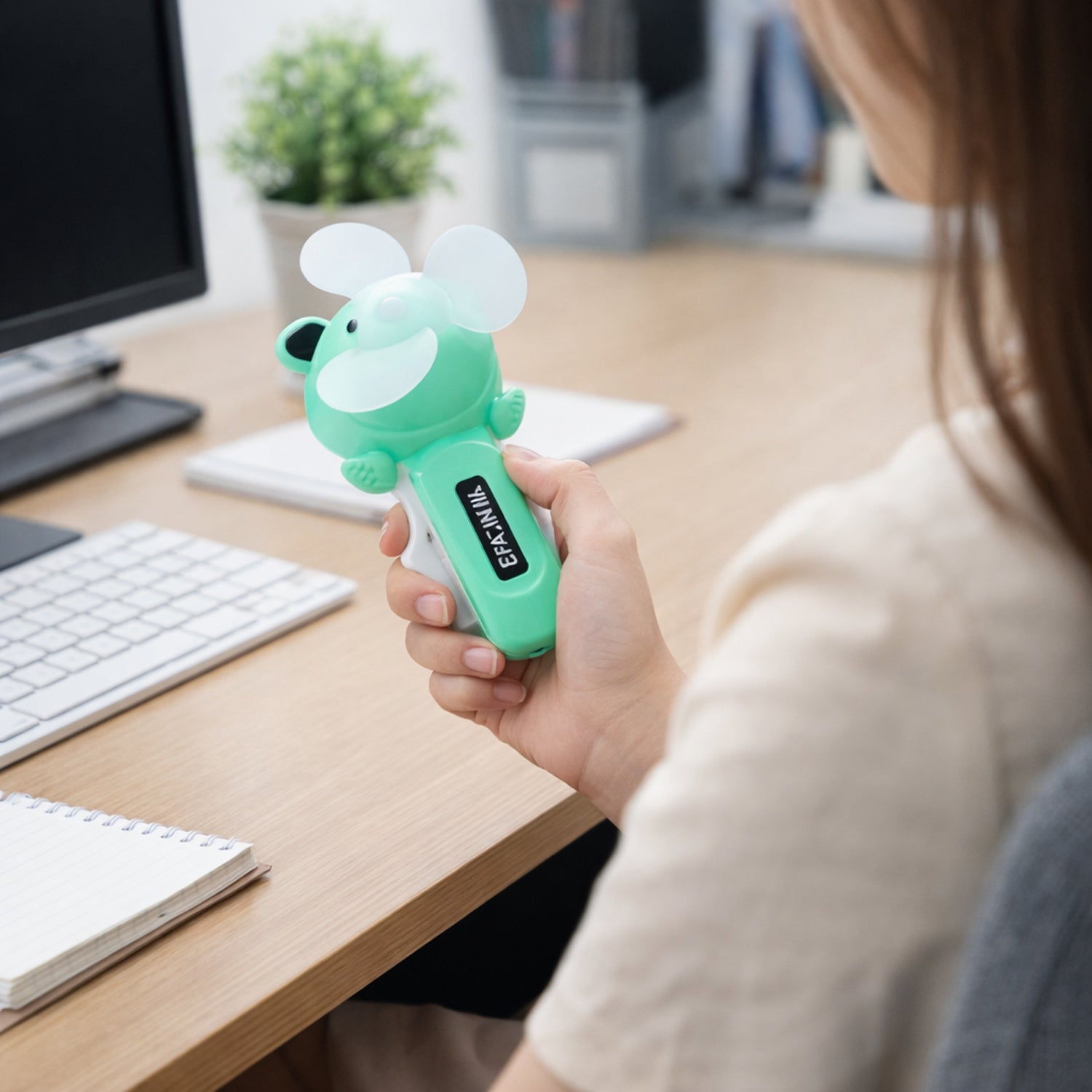 Cute Mini Handheld Fan (1 Pc Mix Color  Design)