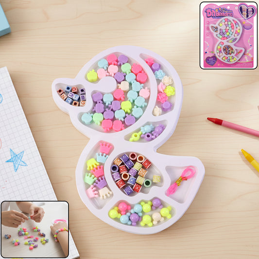 Diy Kids Beading  Jewelry Making Craft Kit (1 Set)