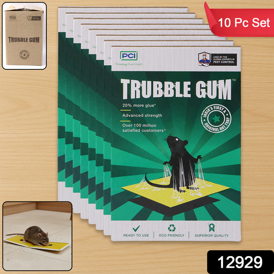 Pci Cardboard Troublegum Small Size Mouse Trap-10pc