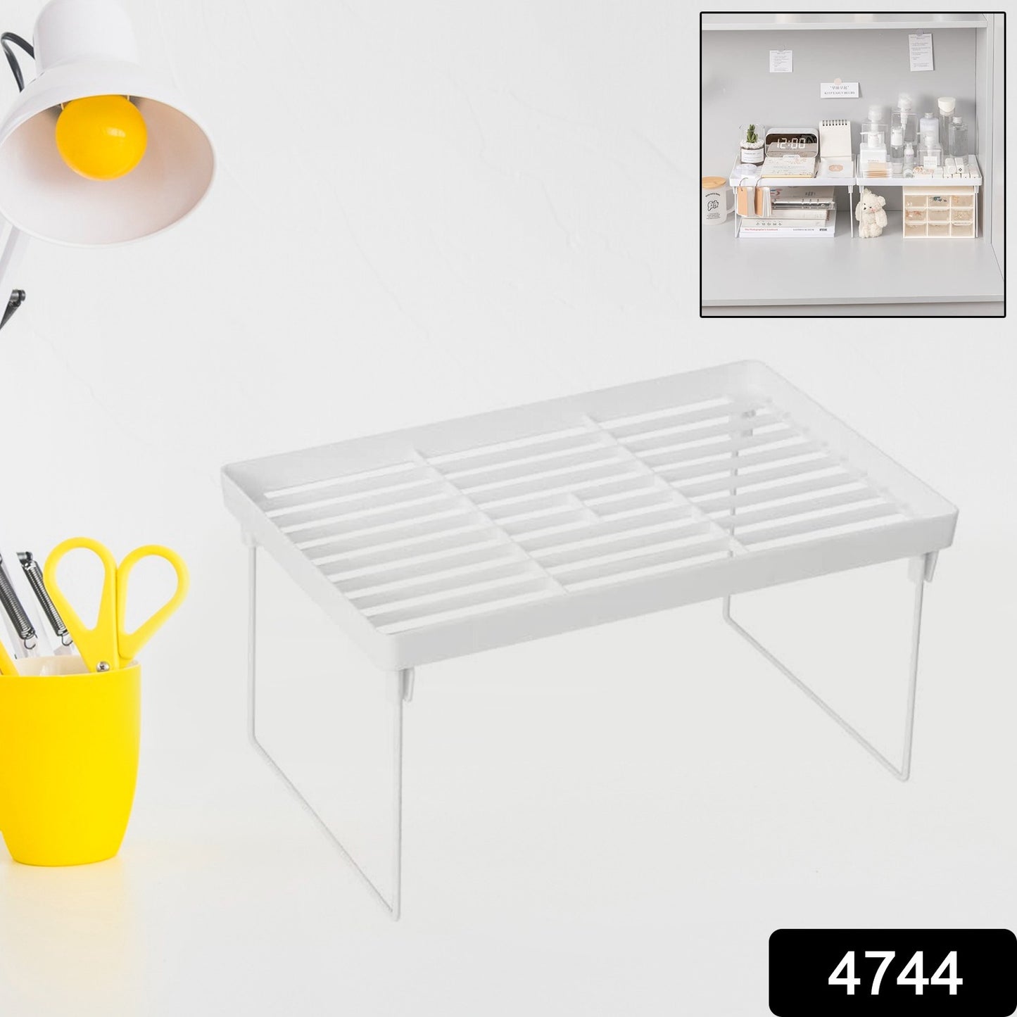 Plastic Bathroom Organizer Kitchen Utility Storage Rack (1 Pc)