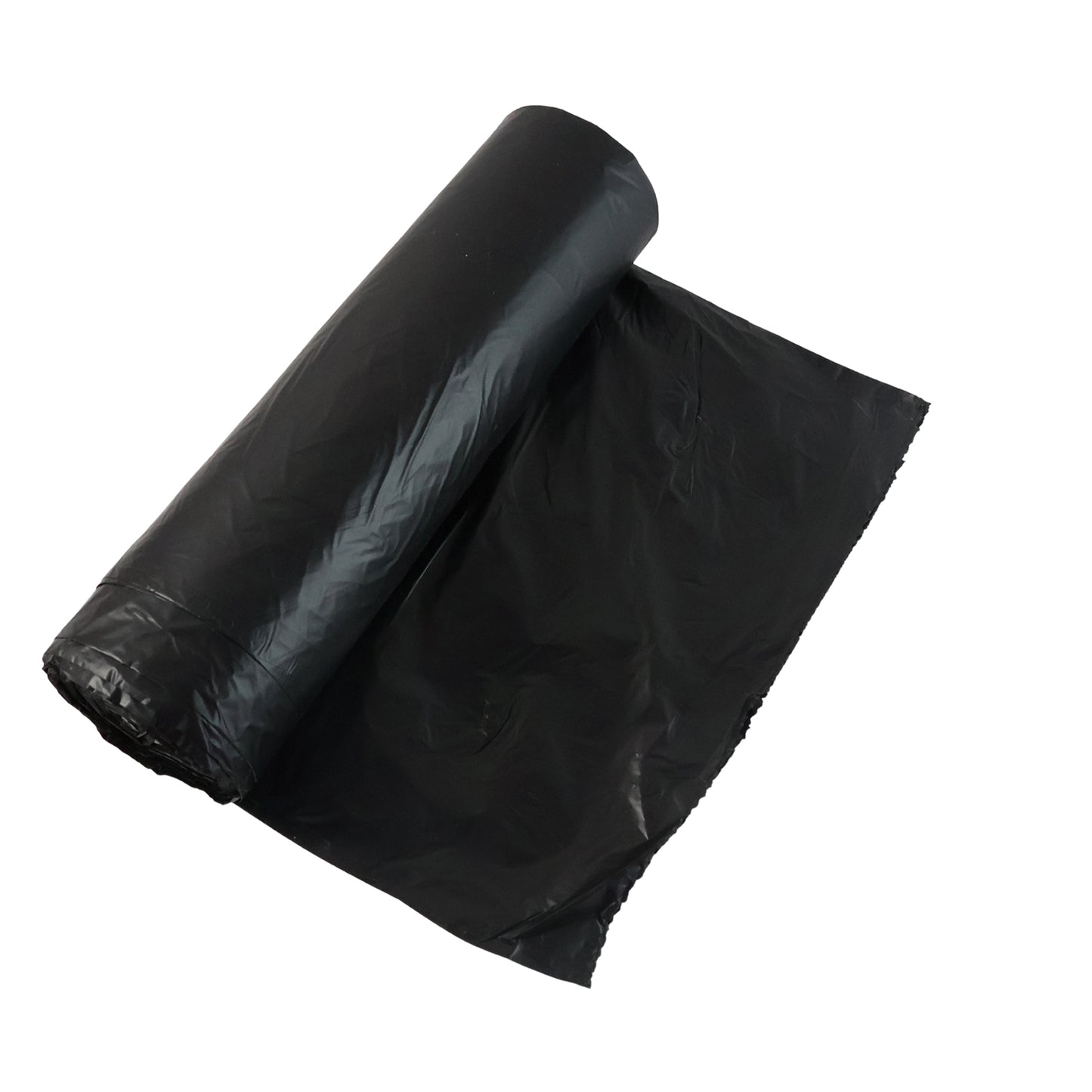 Heavy-duty Black Garbage Bag Roll For Home  Commercial Waste Disposal (1 Roll)