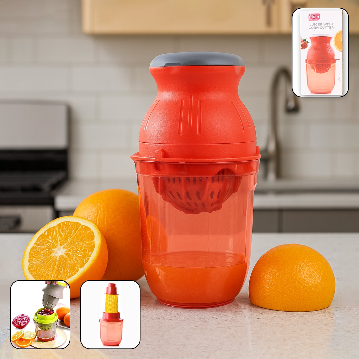 Supermom Juicer With Corn Cutter - 800ml