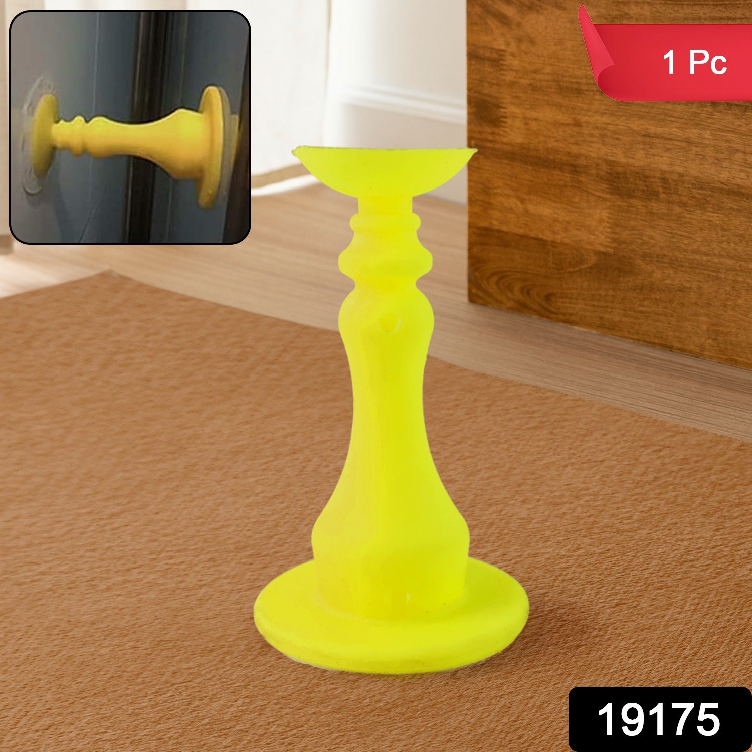 Neon Yellow Washing Machine Door Holder Washing Machine Door Stopper (1 Pc)