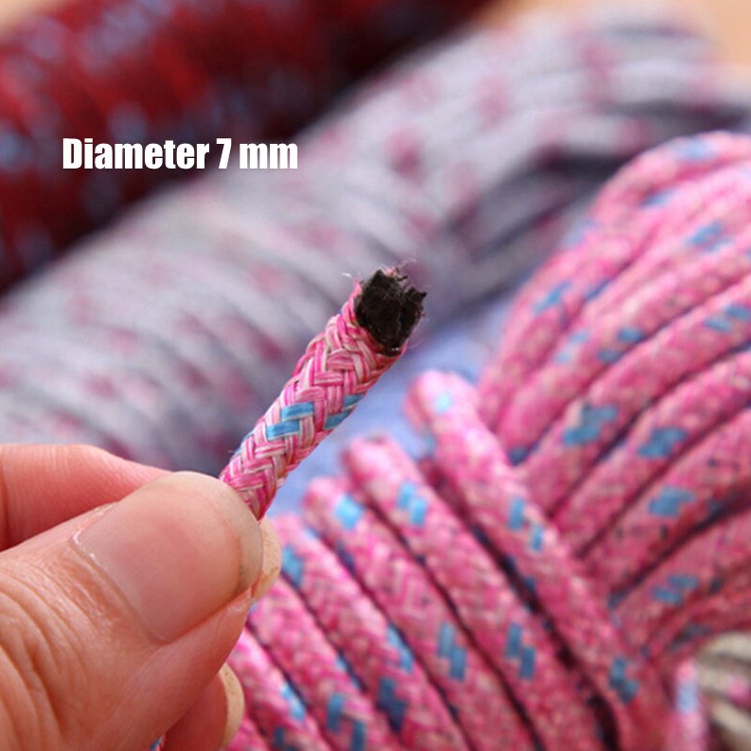 9059 10 Meter Heavy Duty Laundry Drying Clothesline Rope Portable Travel Nylon Cord Sturdy Clothes Line For Outdoor Camping Indoor Crafting Art Projects