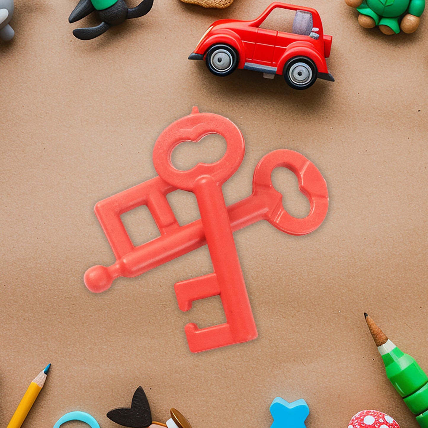 Magic Key Puzzle Set  Fun Brain Teaser Toy
