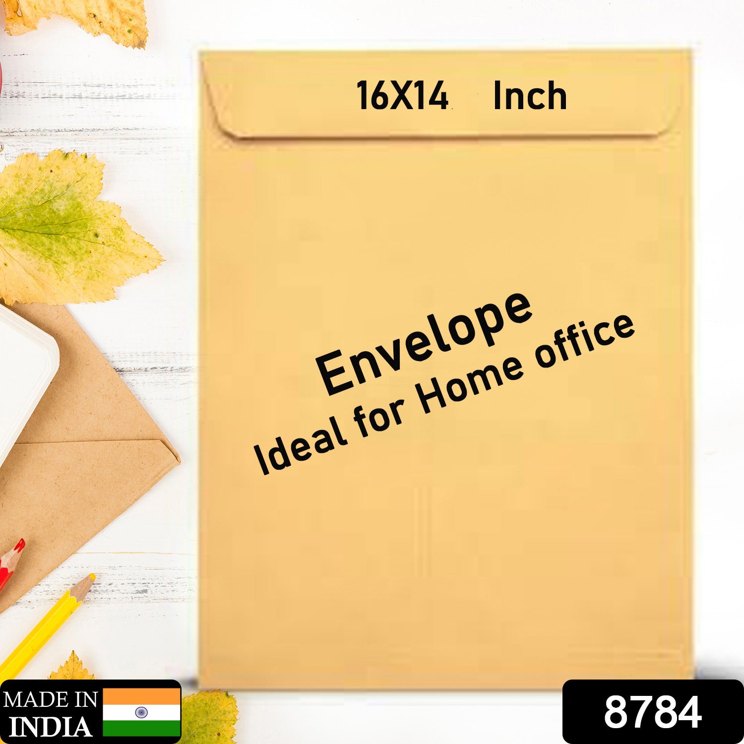 8784 Kraft Envelopes 16 X 14 Inch Brown Envelopes Envelopes Card Envelopes Kraft Paper Envelopes Invitation Envelopes Postcard Envelopes Quick Self Seal Stationery For General Office (1 Pc )