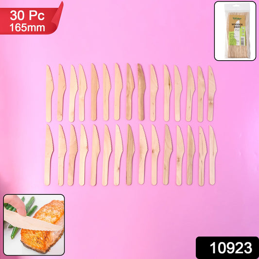 165mm Wooden Knife  30 Pcs Pack