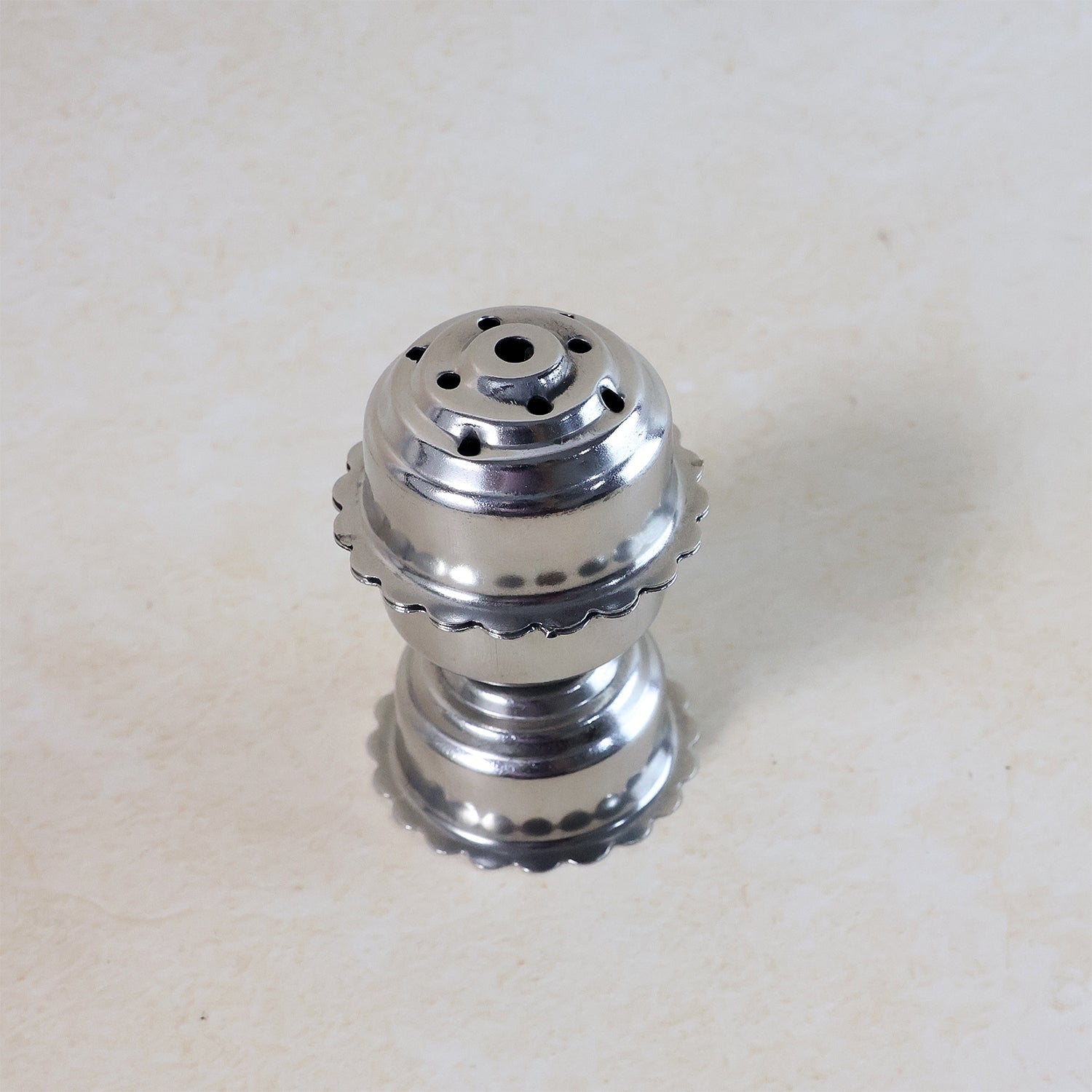 Stainless Steel Big Lotus Agarbatti Stand (1 Pc)