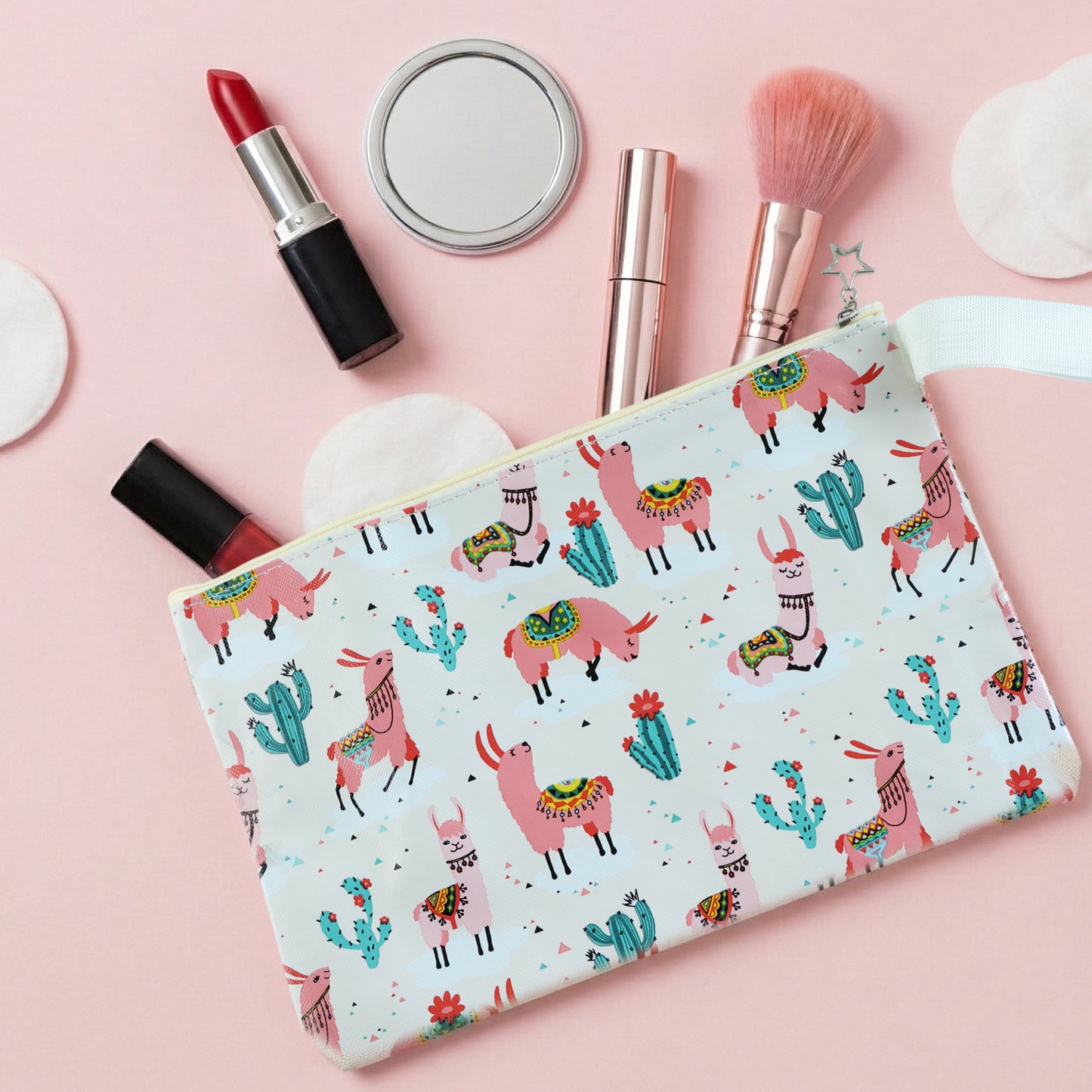 Printed Zipper Pouch (26  21 Cm 1 Pc)