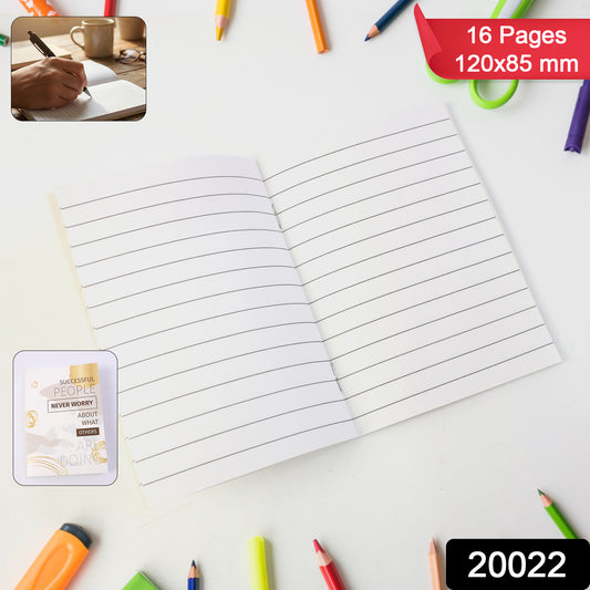 Compact Ruled Notebook  (120  85 Mm 1 Pc)
