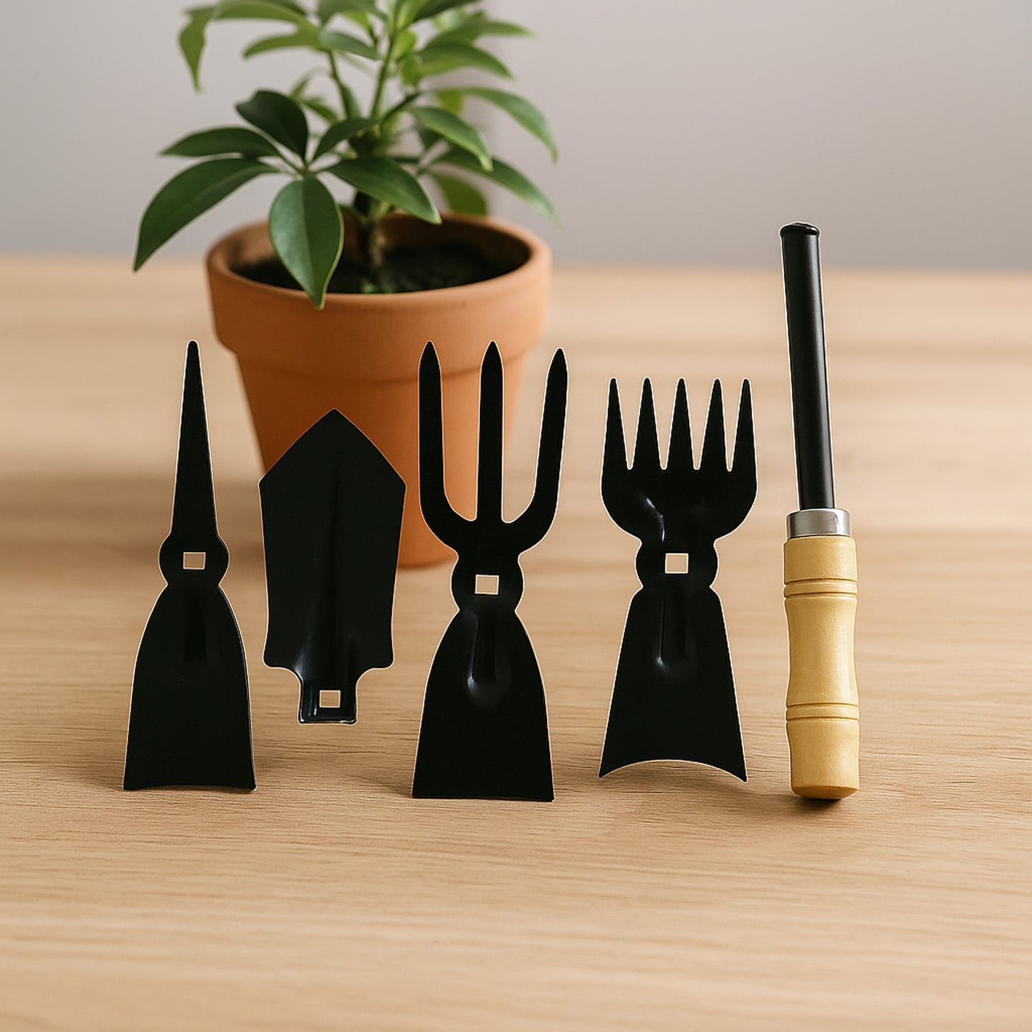 5 In 1 Multipurpose Gardening Hand Tool Set