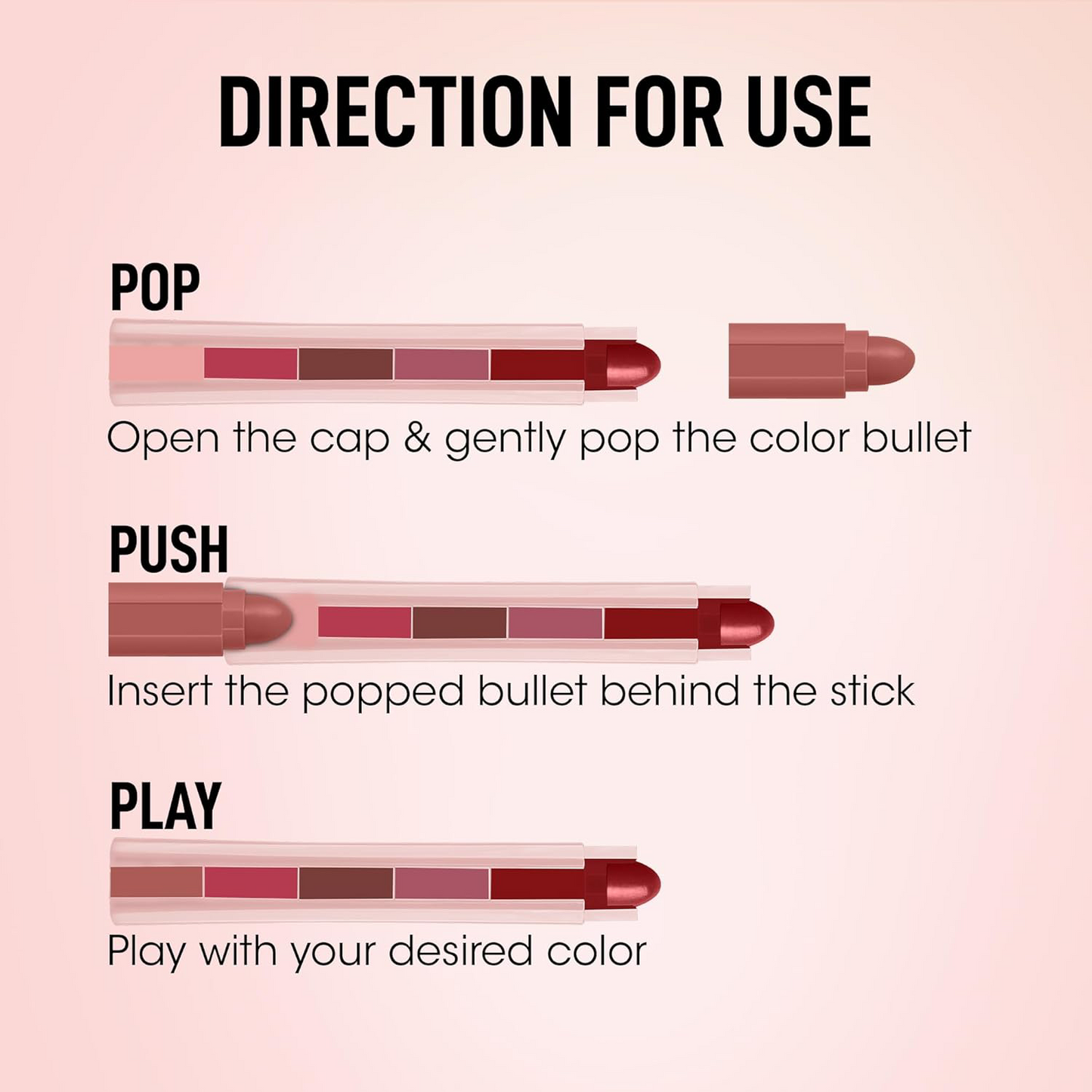 Og Beauty 5-in1 Sensational Lipstick (7.5 Gm)