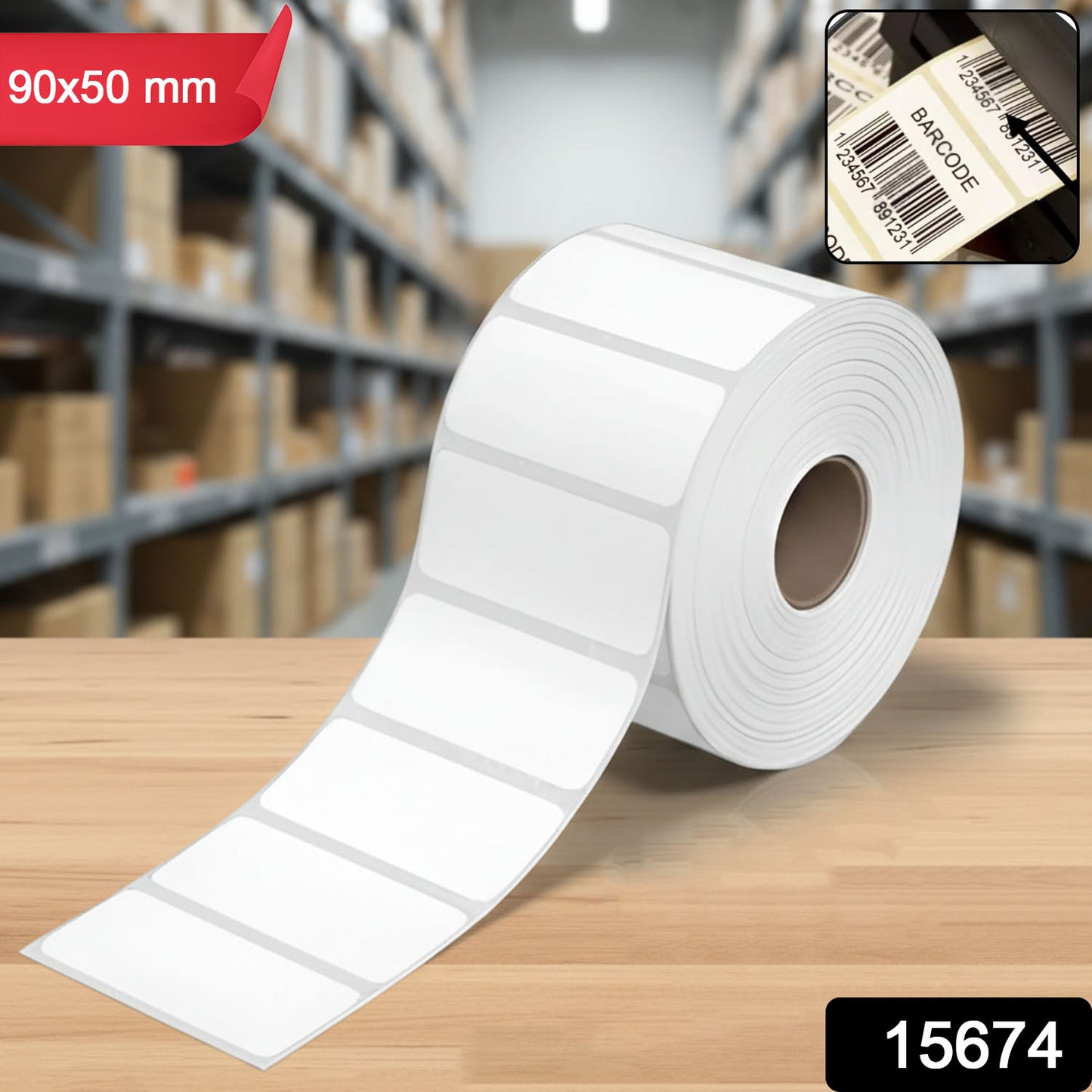 Thermal Label Roll 9050 Mm (1 Roll)