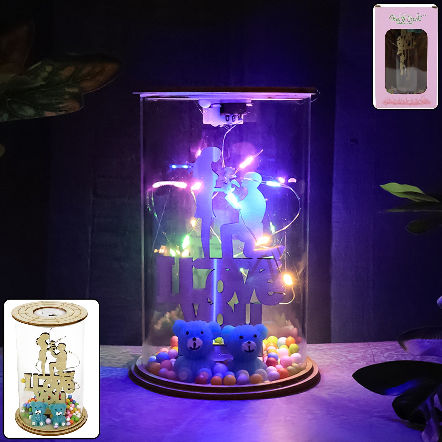Love You Led Decorative Light Showpiece (1 Pc)