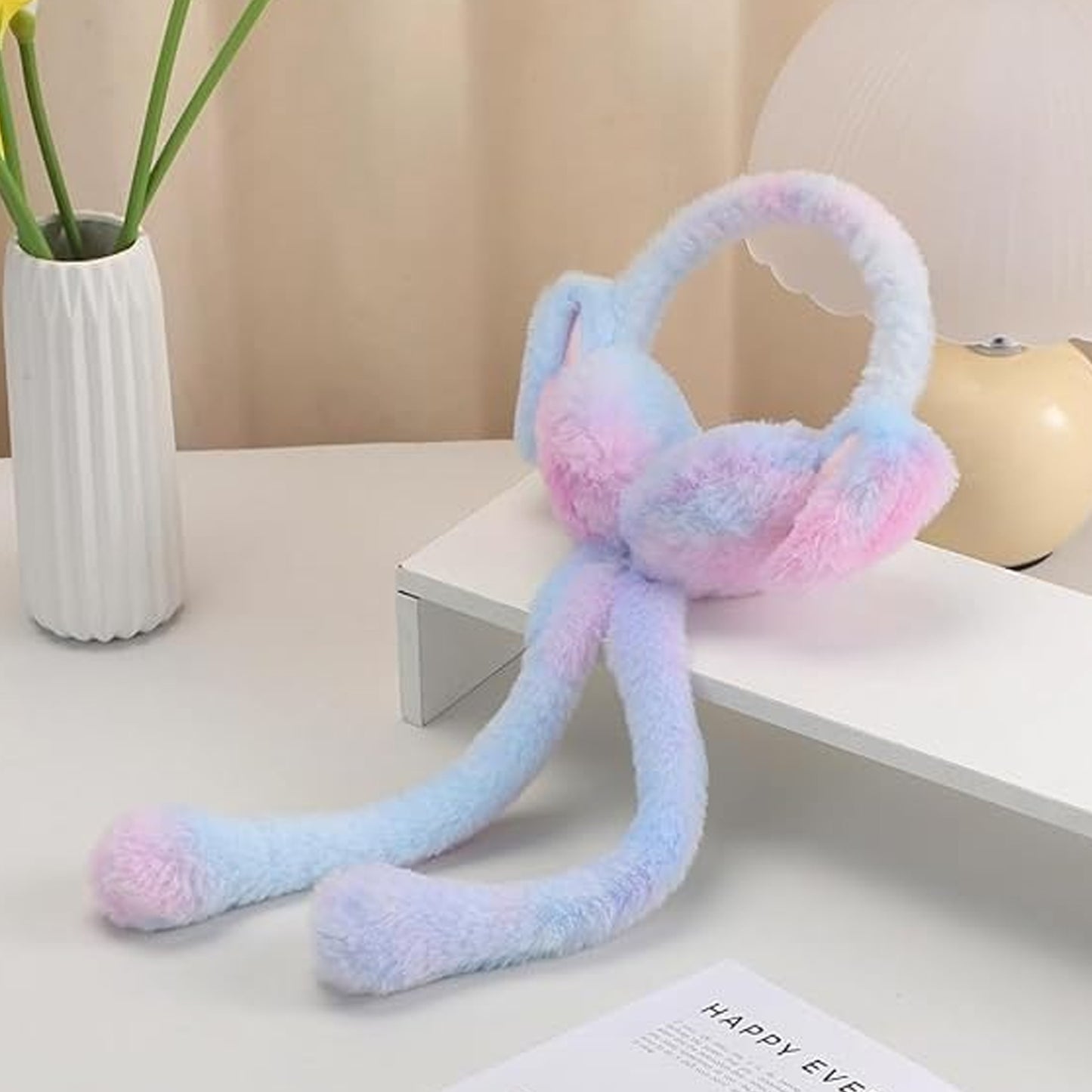 Soft Plush Winter Earmuffs For Kids (1 Pc)