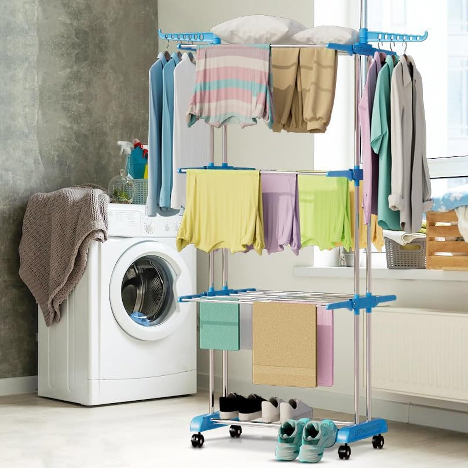 0733 Stainless Steel Cloth Drying Stand