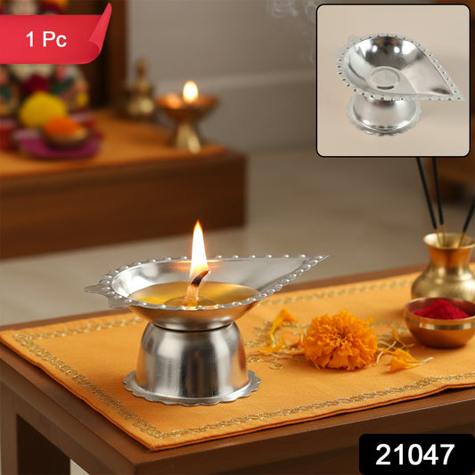 Stainless Steel Diamond Design Agarbatti  Diya Stand (1 Pc)