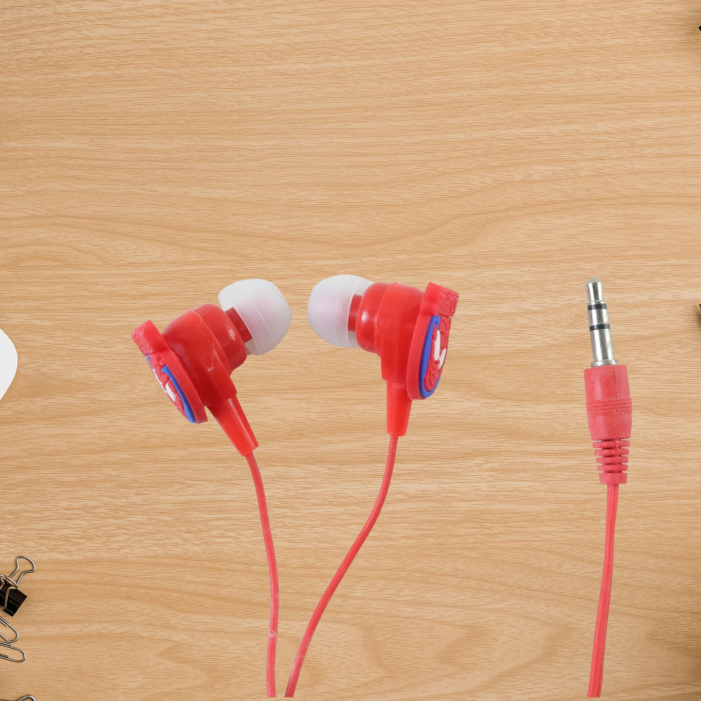 Cartoon Character Wired In-ear Earphones (1 Set)