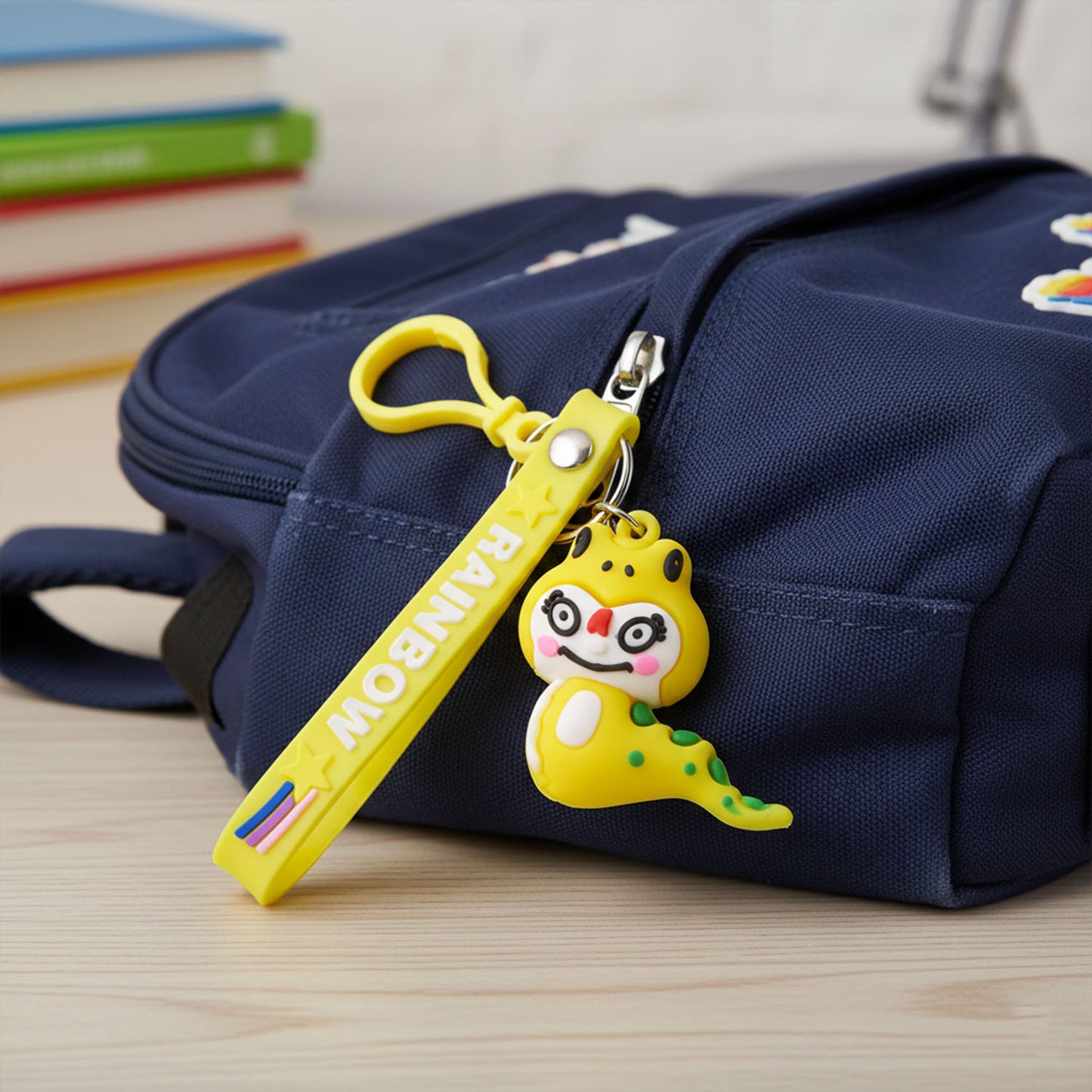Cute Cartoon Dinosaur Keychain (1 Pc)