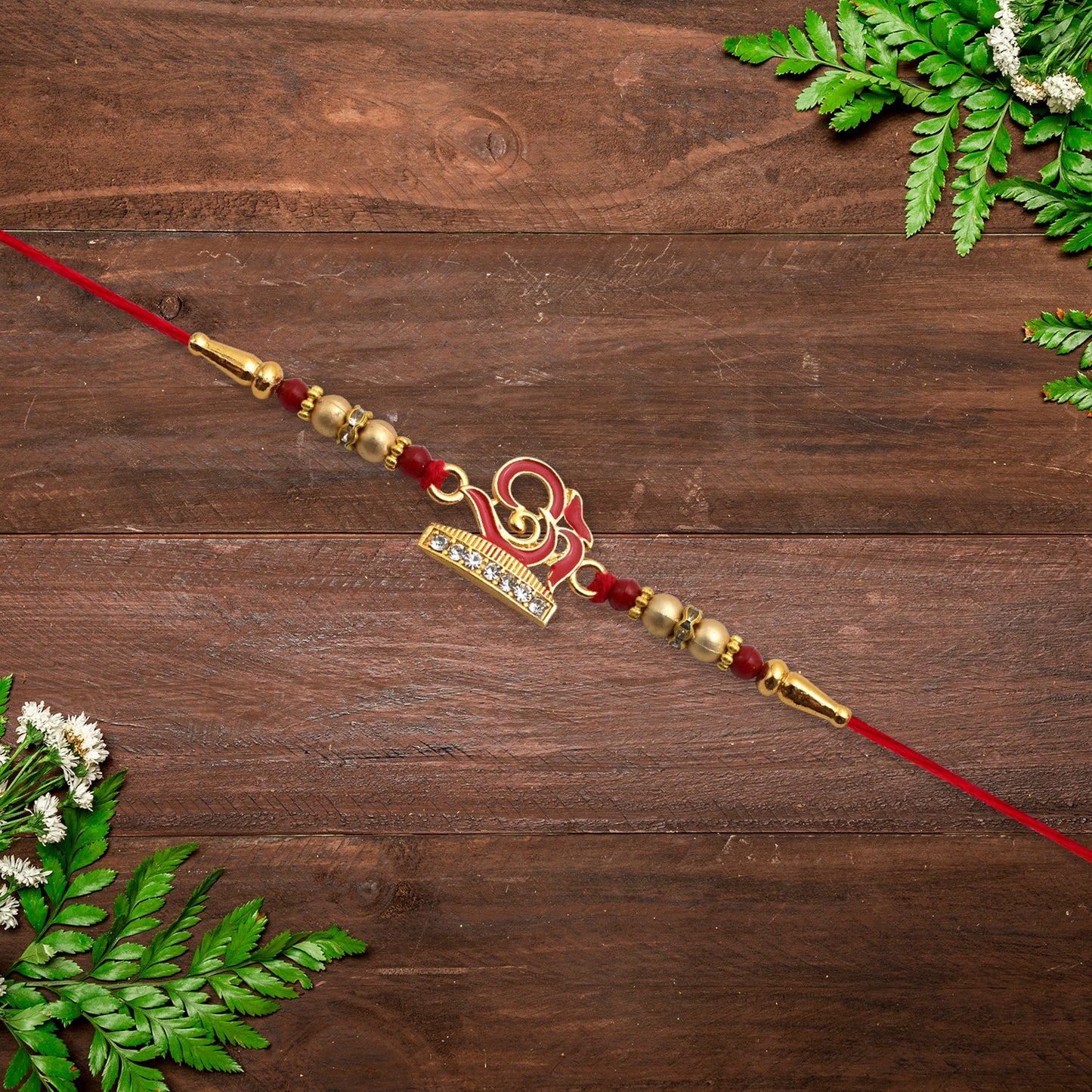 Om Design Traditional Rakhi