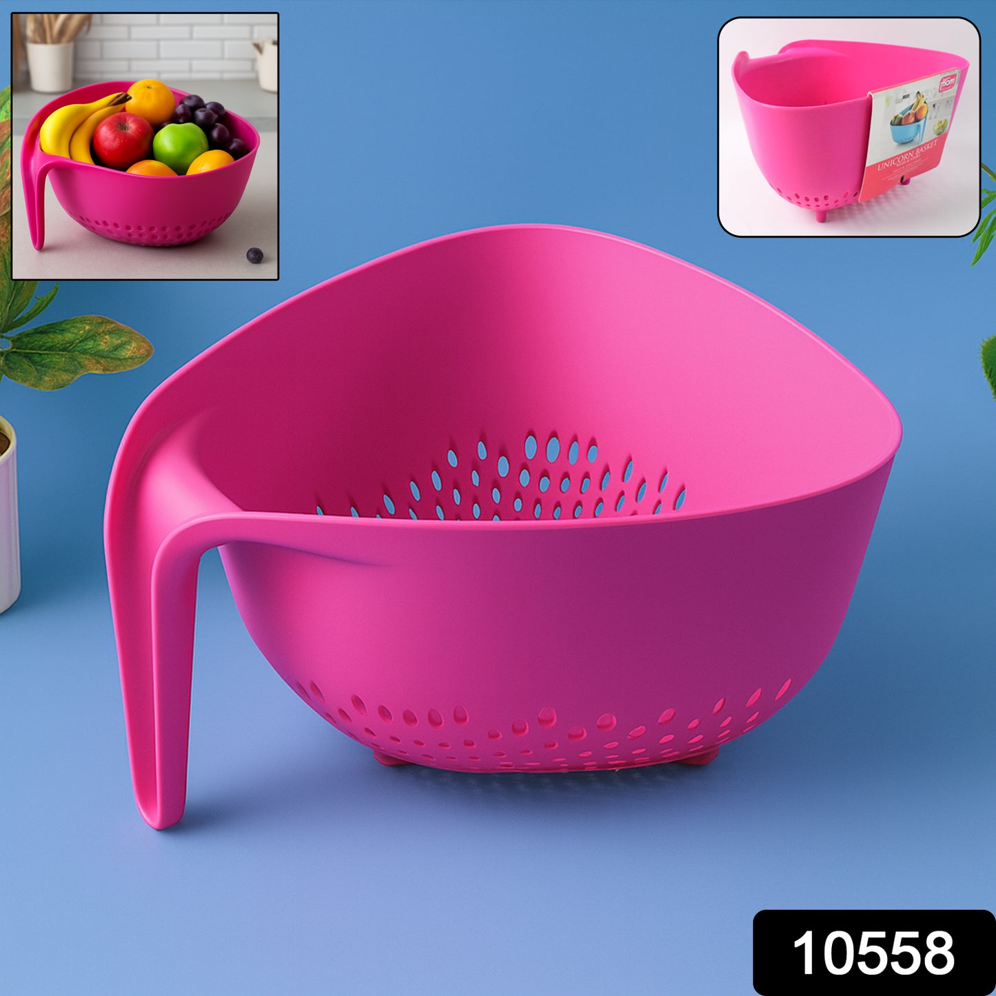 Supermom Premium Multipurpose Triangular Kitchen Colander (1 Pc)