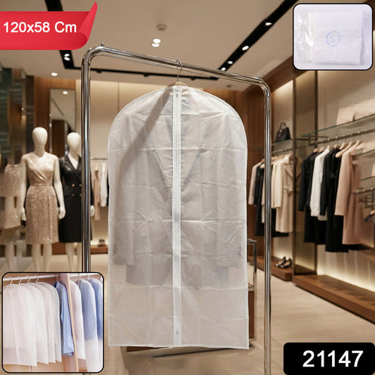 Transparent Garment Cover Bag (120  58 Cm 1 Pc)