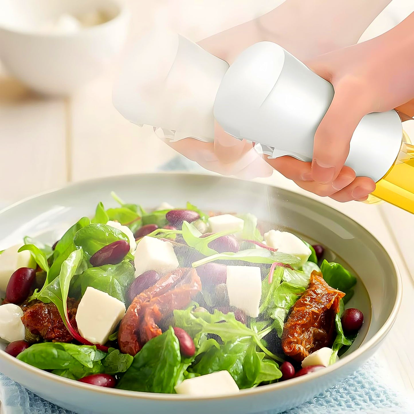 Plastic Oil Spray Bottle - Versatile Kitchen Gadgets (250 Ml Approx  With White Box)