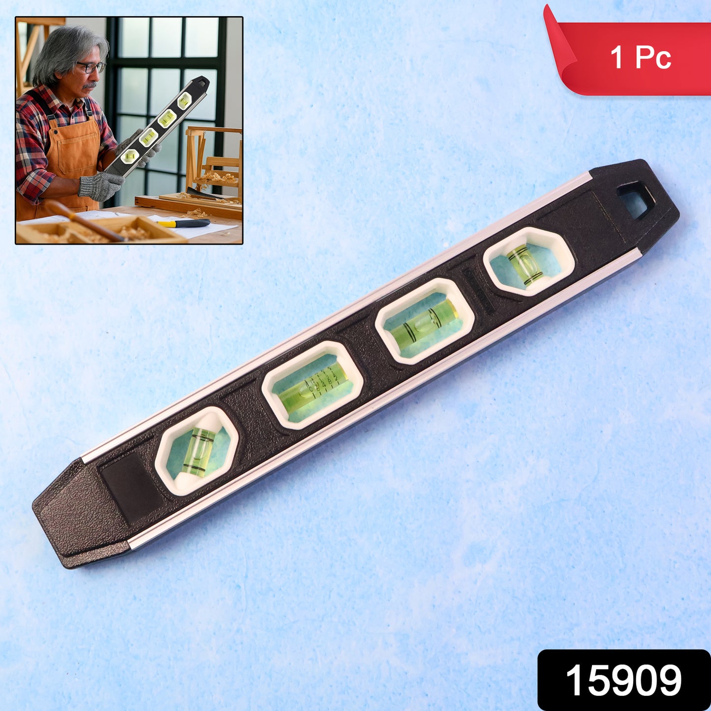 Professional Aluminum Spirit Level Measuring Tool  (1 Pc)