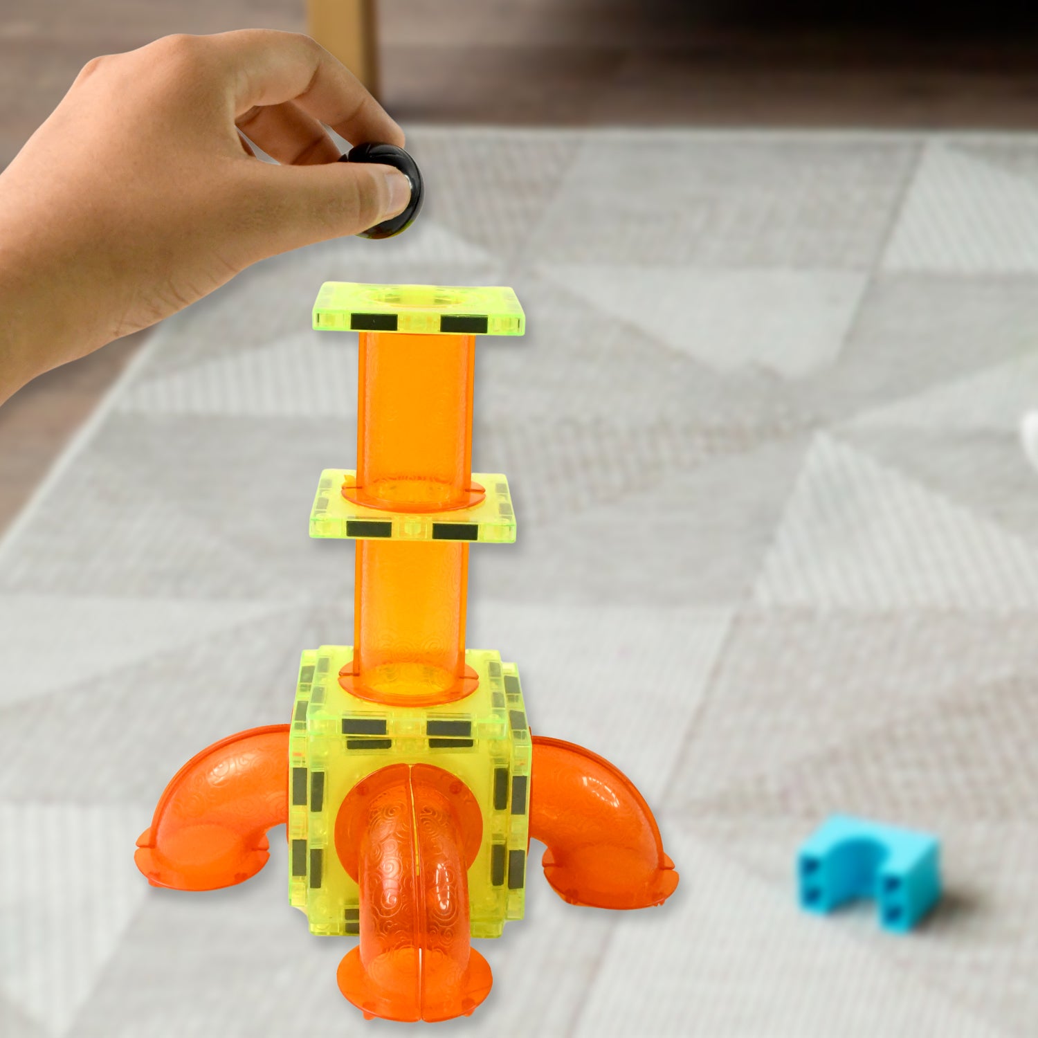 Marble Magnetrix Magnetic Marble Run Building Set