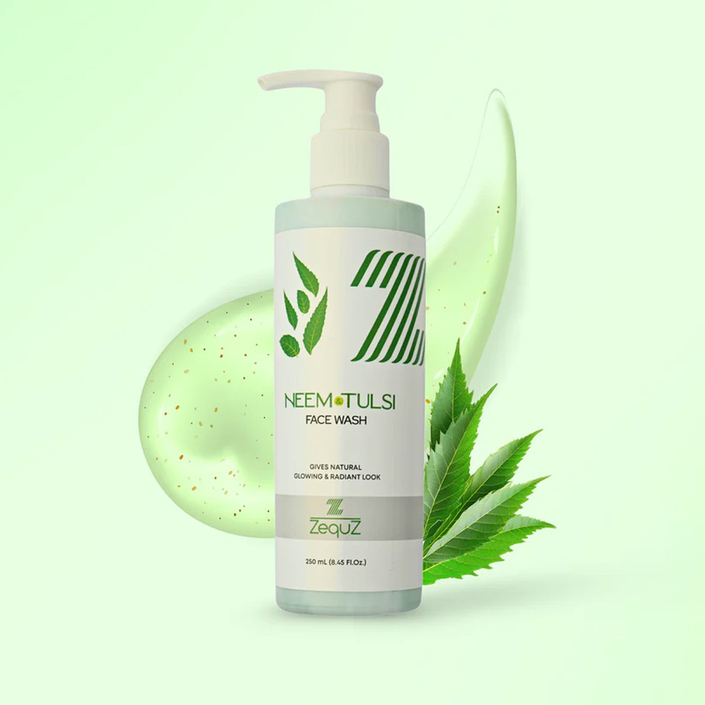 Zequz Neem  Tulsi Face Wash - (1 Pc  250 Ml)