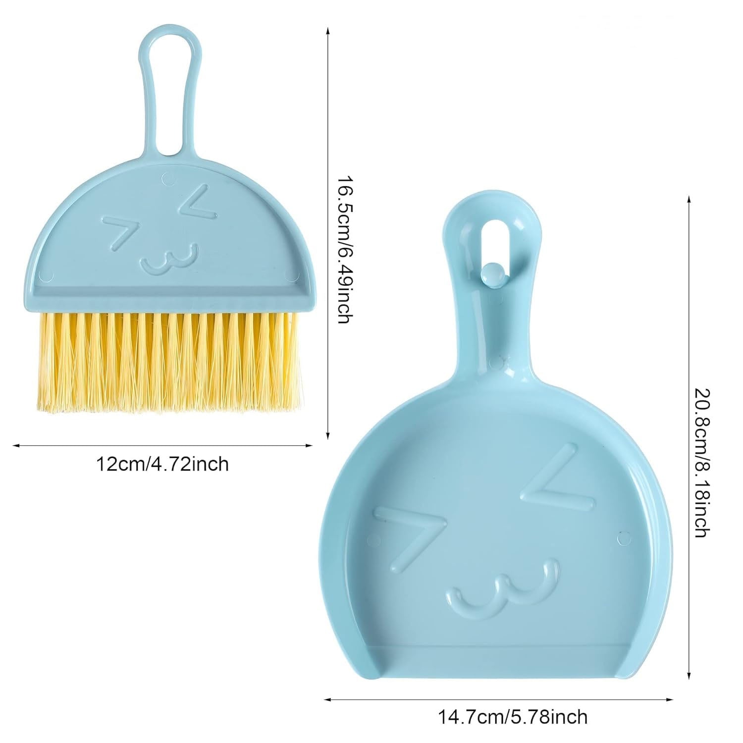 2-in-1 Mini Cleaning Dustpan  Hand Brush Set (1 Set)