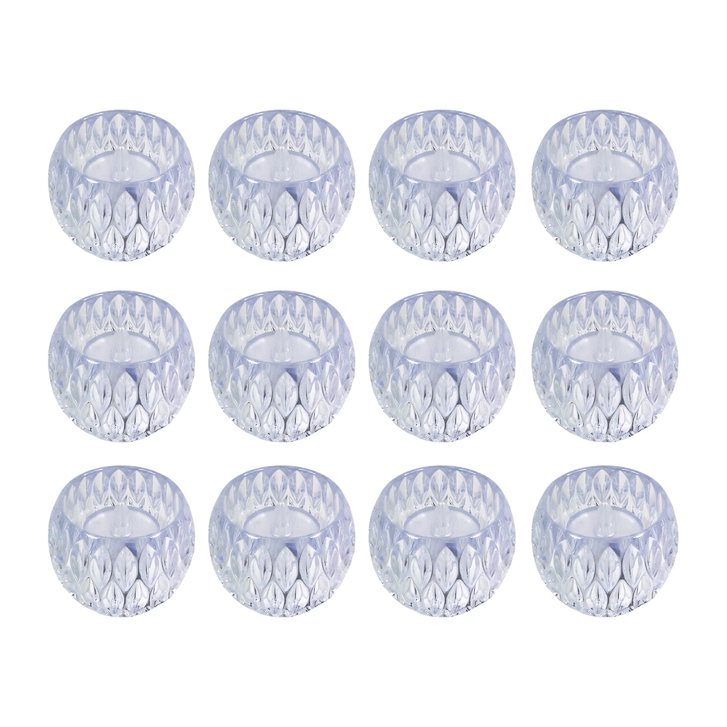 Set Of 12 Crystal Style Led Decorative Lamps  Candle
