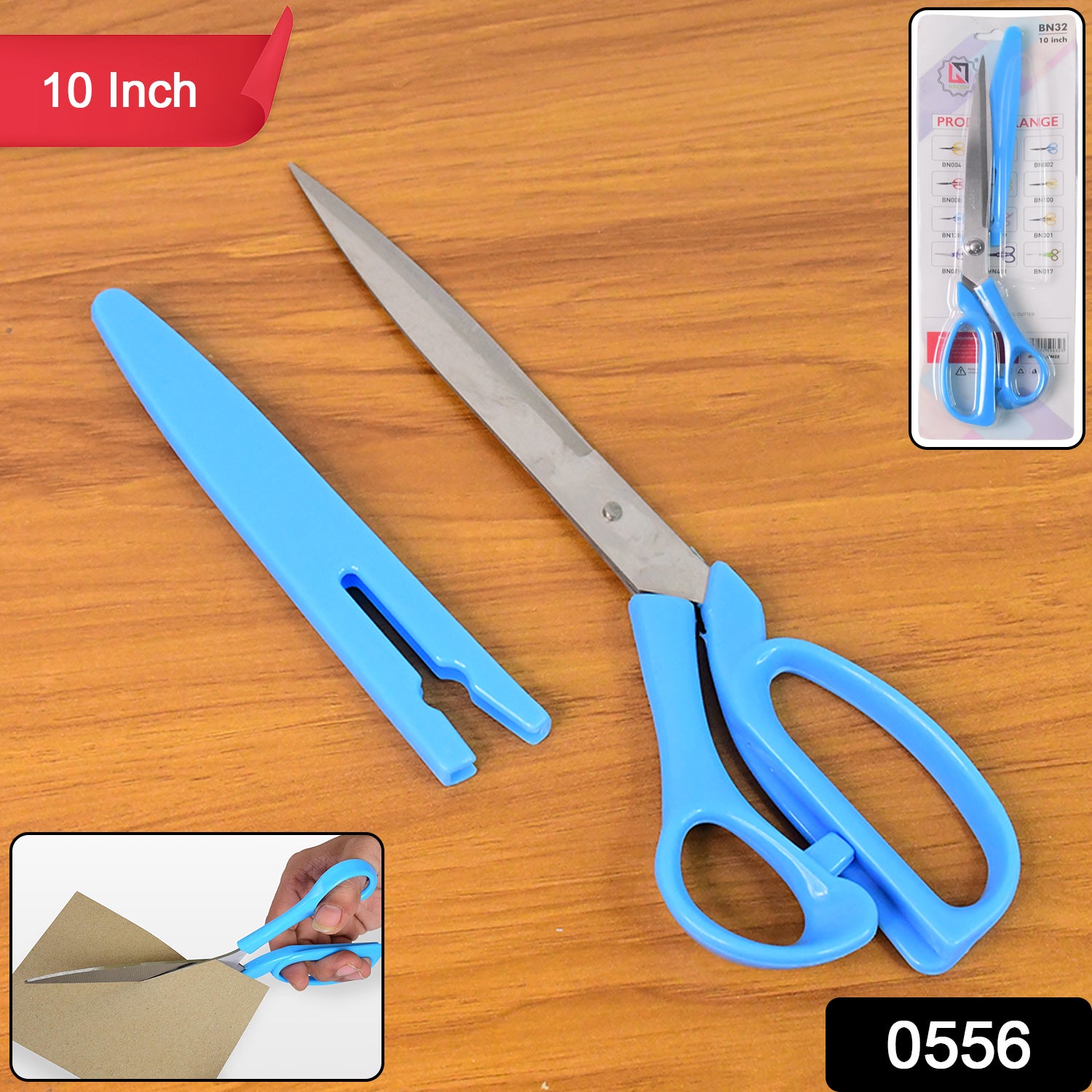 556 Carbo Titanium Stainless Steel Scissors (10 Inch)