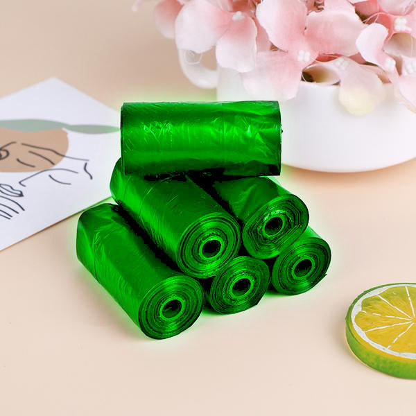 1586 Bio-degradable Eco Friendly Garbagetrash Bags Rolls (24 X 32) (Mix Color)