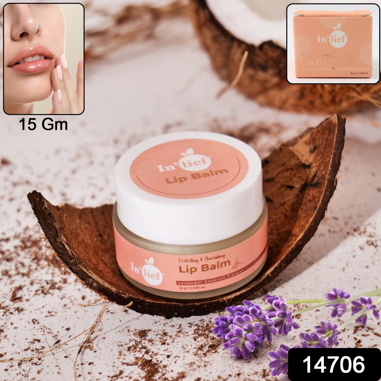 Inlief Moisturizing  Nourishing Lip Balm (1 Pc  15 Gm)
