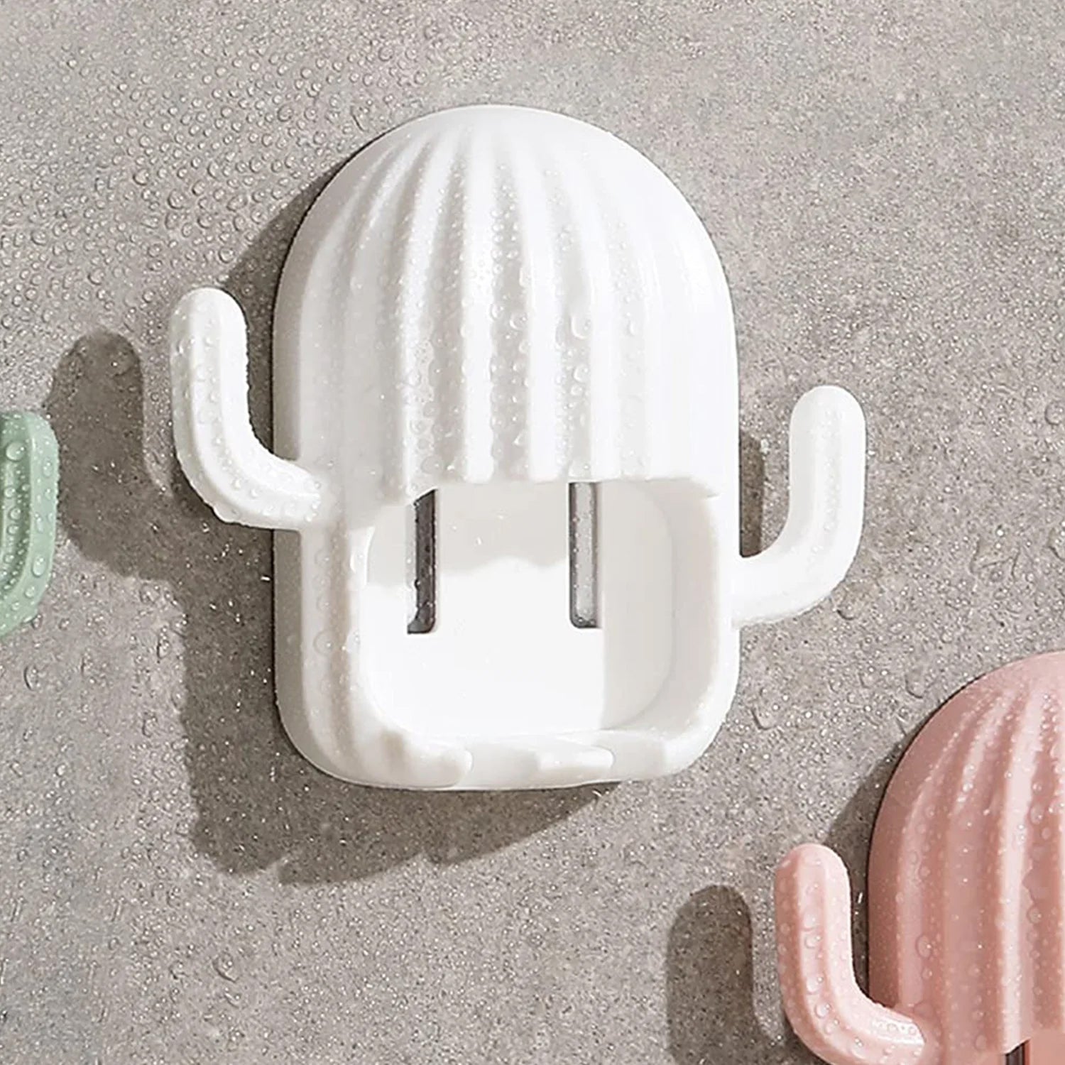 Premium Wall Mounted Toothbrush Holder Set (1 Set)