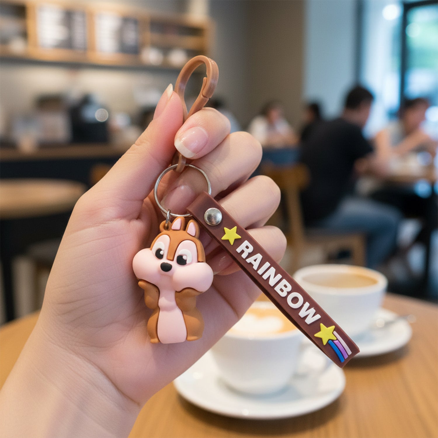 Cute Cartoon Animal Keychain (1 Pc )